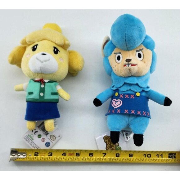 NEW Animal Crossing New Leaf 2015 Isabelle / Cyrus S 8" Plush Authentic 2015 - Picture 11 of 11